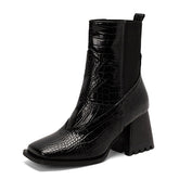 Crime Time – Chelsea-Boots mit Absatz